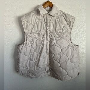 Nike Sportswear Repel Quilted Vest Jacket Athletic Beige ACG Women’s Size XL